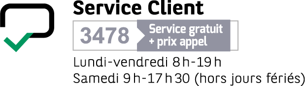 Numéro du Service client 3478